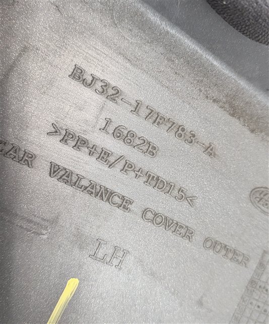 Thumbnail 6: 2015 RANGE ROVER EVOQUE (L538) REAR LEFT OUTER VALANCE COVER