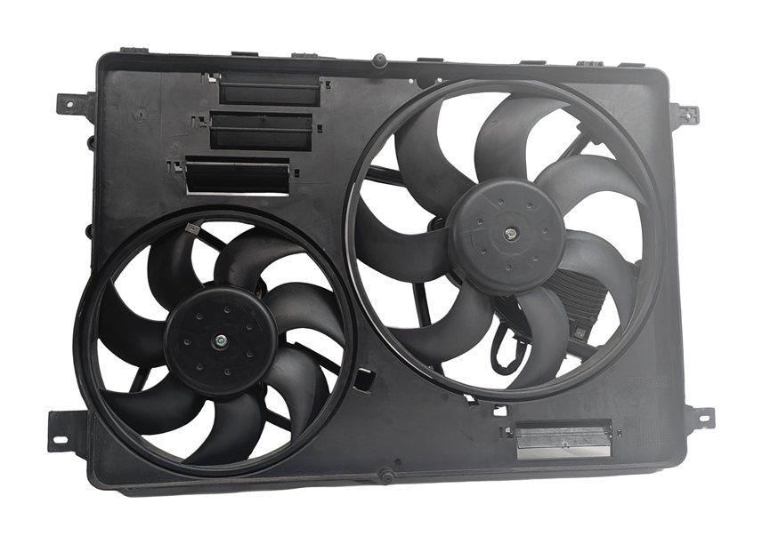 Thumbnail 2: 12-17 LR2 DISCOVERY SPORT RANGE ROVER EVOQUE L550 RADIATOR COOLING FAN & SHROUD