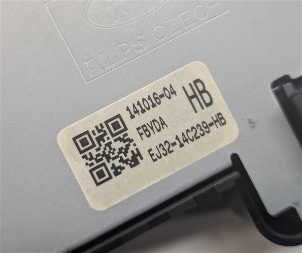 Thumbnail 6: 2014-2015 RANGE ROVER EVOQUE (L538) FRONT HEATER A/C TEMPERATURE CONTROL PANEL