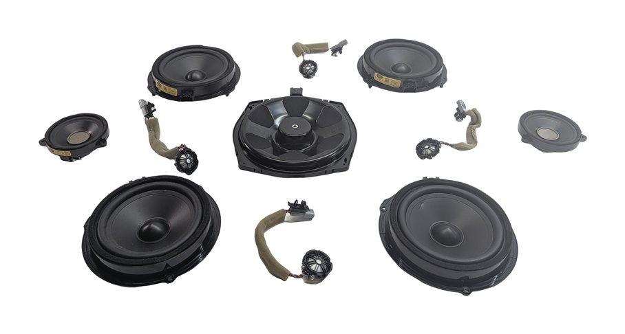 2015 RANGE ROVER EVOQUE (L538) STANDARD AUDIO 600W SPEAKER SET/11