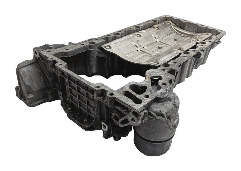 Thumbnail 4: 09-19 BMW 550i 550iGT 650i 750i F01 F07 F10 RWD 4.4L N63 UPPER & LOWER OIL PAN