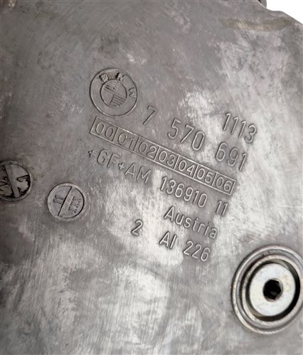 Thumbnail 5: 09-19 BMW 550i 550iGT 650i 750i F01 F07 F10 RWD 4.4L N63 UPPER & LOWER OIL PAN