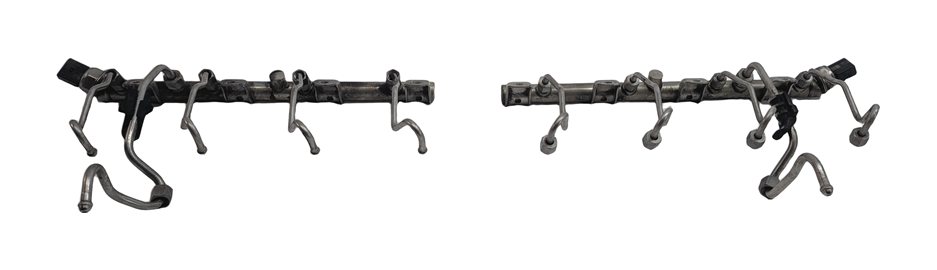 Thumbnail 3: 2012 BMW 750LI (F01) 4.4L (N63) ENGINE HIGH PRESSURE FUEL RAIL SET/2