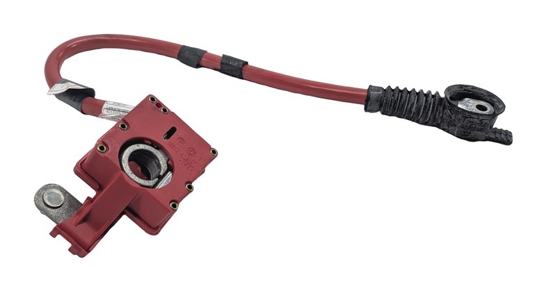 2012 BMW 750LI F01 4.4L POSITIVE BATTERY CABLE w/PYROTECHNIC DISCONNECT TERMINAL