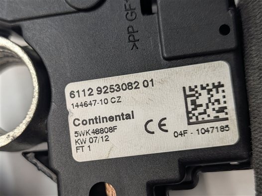 Thumbnail 4: 2012 BMW 750LI (F01) 4.4L NEGATIVE GROUND BATTERY CABLE w/IBS SENSOR TERMINAL