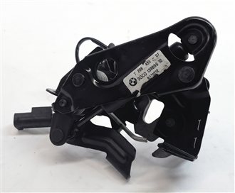 2012 BMW 750LI (F01) FRONT LEFT DRIVER HOOD LID LOCK LATCH ASSEMBLY w/CABLE