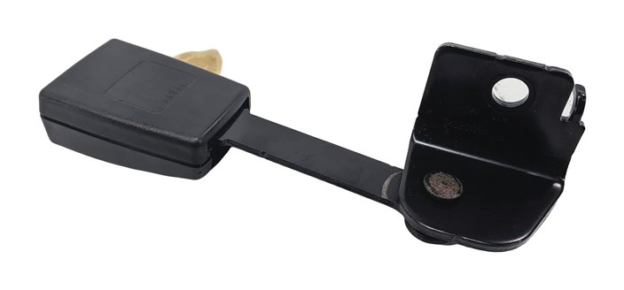 Thumbnail 4: 2012 BMW 750LI (F01) REAR RIGHT SEAT SEATBELT BUCKLE RECEIVER (Black)