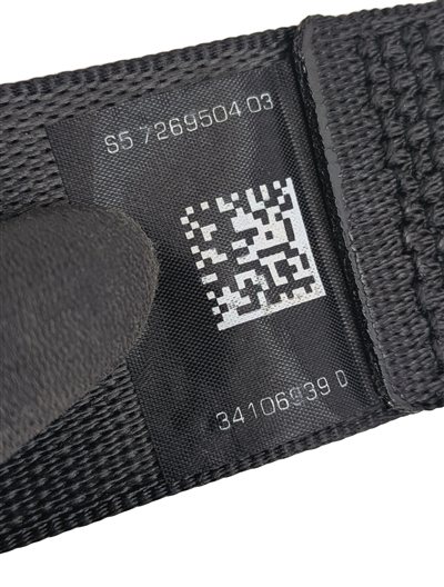 Thumbnail 9: 2012 BMW 750LI (F01) REAR SEAT SEATBELT RETRACTOR SET/3 (Black)