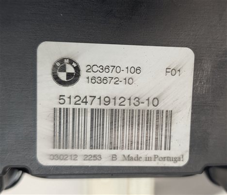 Thumbnail 6: 2012 BMW 750LI (F01) TRUNK LID POWER LOCK SOFT CLOSE ACTUATOR MOTOR w/CABLE