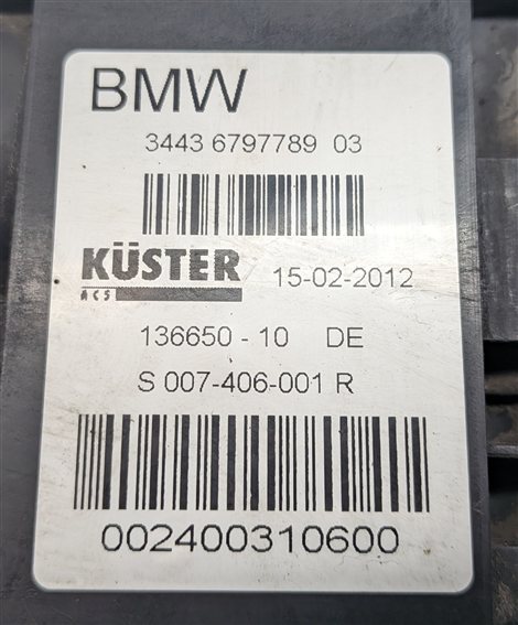 Thumbnail 8: 2012 BMW 750LI F01 ELECTRONIC EMERGENCY PARK BRAKE EPB ACTUATOR MOTOR w/CABLES