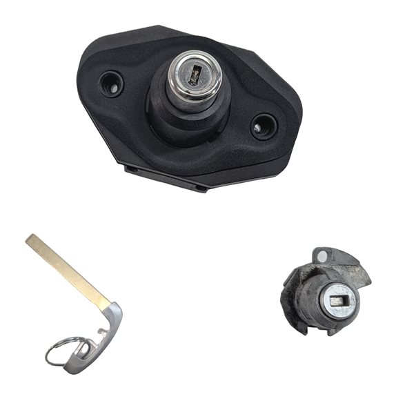 2012 BMW 750LI (F01) TRUNK DRIVER DOOR LOCK CYLINDER SET/2 w/KEY