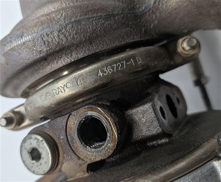 Thumbnail 6: 08-14 BMW 550i 750i X5 X6 (E70 E71 F01 F10) 4.4L N63 ENGINE LEFT TURBOCHARGER