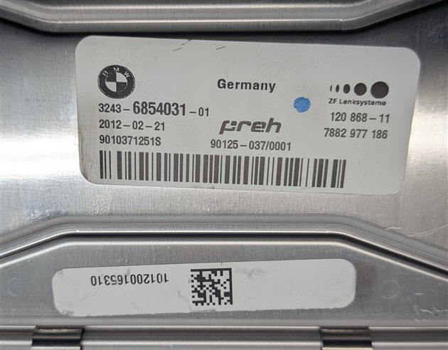 Thumbnail 6: 09-17 BMW 528i 535i 550i 535iGT 550iGT 740i 750i 760i ACTIVE STEERING MODULE