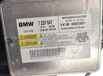 Thumbnail 7: 09-12 BMW 740i 750i 760i B7 (F01) LEFT DRIVER ADAPTIVE XENON HID HEADLIGHT LAMP