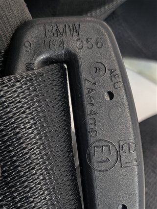 Thumbnail 8: 2009-2012 BMW 740i 750i 760i B7 (F01) RIGHT PASSENGER SEATBELT RETRACTOR(Black)
