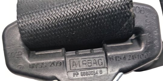 Thumbnail 11: 2009-2012 BMW 740i 750i 760i B7 (F01) LEFT DRIVER SEATBELT RETRACTOR (Black)
