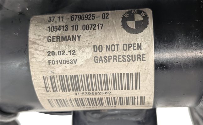 Thumbnail 7: 2009-2012 BMW 550iGT 740i 750i B7 (F10 F01) RWD LEFT FRONT EDC SHOCK STRUT