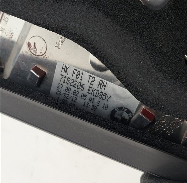 Thumbnail 5: 09-12 BMW 740i 750i 760i B7 F01 REAR RIGHT INNER TRUNK LID TAILLIGHT LIGHT LAMP