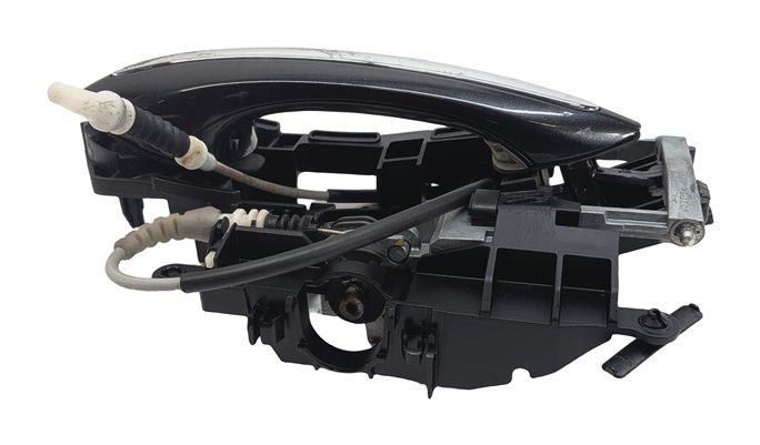 Thumbnail 4: 2009-2018 BMW 5 7 SERIES (F01 F02 F10) FRONT RIGHT COMFORT DOOR HANDLE (Gray)