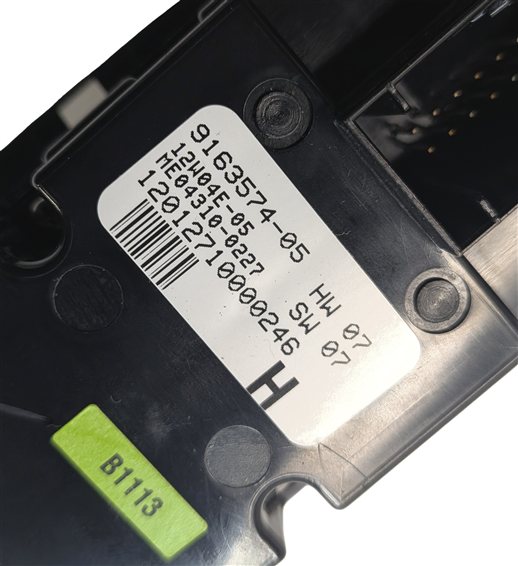 Thumbnail 5: 09-15 BMW 740i 750i 760i B7 (F01) DRIVER WINDOW SWITCH w/ SHADE & P-FOLD (BLACK)