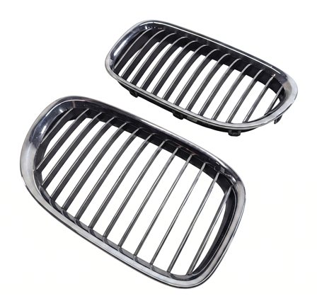 2009-2012 BMW 740i 750i 760i B7 (F01) FRONT LEFT & RIGHT UPPER HOOD GRILLE SET/2