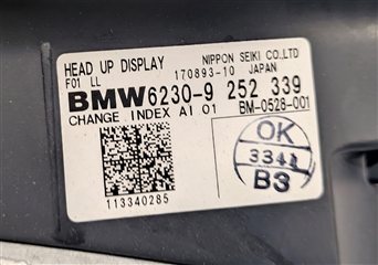 Thumbnail 8: 2012-2015 BMW 740i 750i 760i ALPINA B7 (F01 F02) HEADS UP DISPLAY PROJECTOR HUD