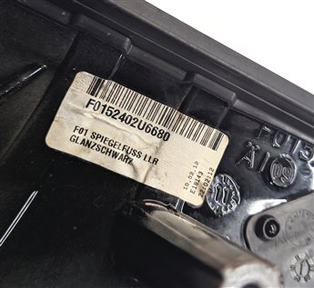 Thumbnail 7: 10-12 BMW 7 SERIES F01 F02 F04 RIGHT PFOLD AUTODIM CAMERA MIRROR HOUSING (Gray)