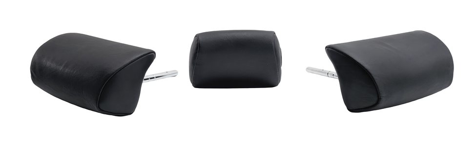 Thumbnail 4: 2009-2015 BMW 740i 750i 750Li 760Li (F01 F02 F04) REAR SEAT HEADREST SET 3 BLACK