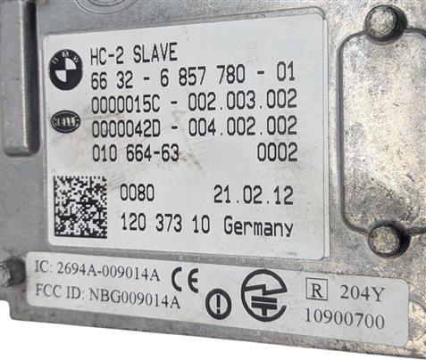 Thumbnail 5: 18-19 BMW 640i 650i 09-15 750i REAR RIGHT BLIND SPOT RADAR SENSOR MODULE SLAVE