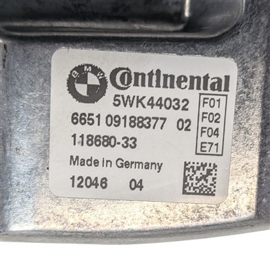Thumbnail 8: 2009-2012 BMW 740i 750i 760i B7 X6 (F01 E71) LANE DEPARTURE WARNING CAMERA