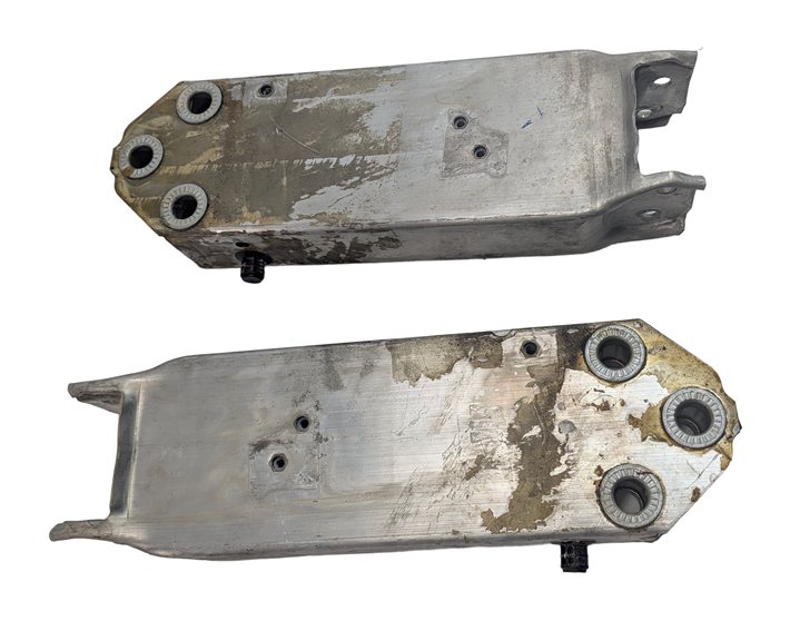 Thumbnail 2: 2016-2019 BMW 640i 650i M6 F06 F12 F13 FRONT BUMPER REINFORCEMENT BRACKET SET/2
