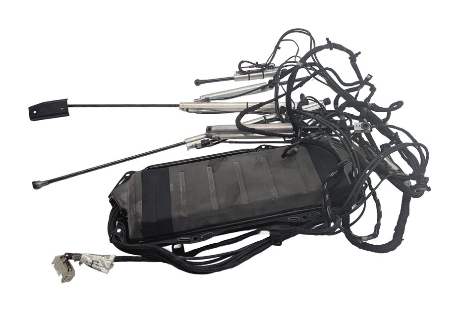 Thumbnail 5: 12-18 BMW 640i 650i M6 F12 F13 CONVERTIBLE TOP HYDRAULIC LIFT CYLINDER w/LINES