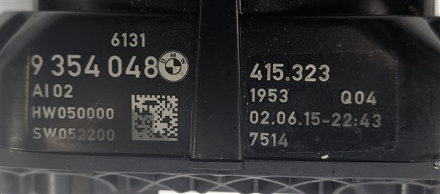 Thumbnail 6: 09-17 BMW 5 6 7 (F01 F10 F12) TURN SIGNAL WIPER CLOCKSPRING COMBINATION SWITCH