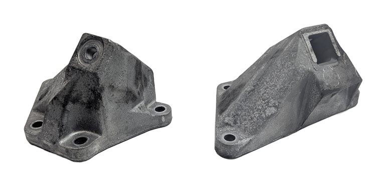 Thumbnail 3: 2016 BMW 650I F12 4.4L N63 LEFT/RIGHT ENGINE MOTOR MOUNT BRACKET SET/2