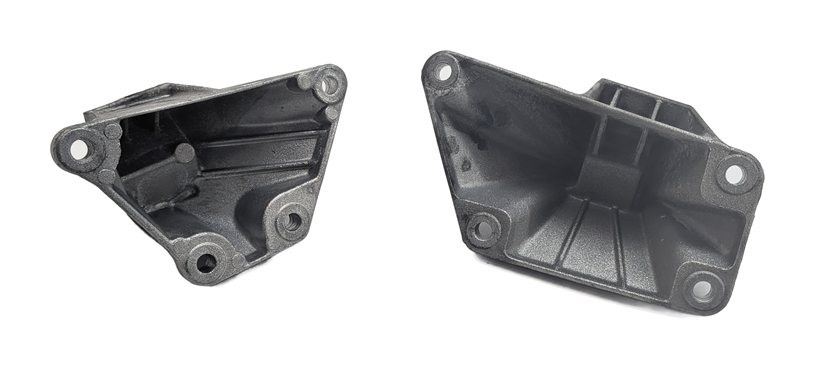 Thumbnail 5: 2016 BMW 650I F12 4.4L N63 LEFT/RIGHT ENGINE MOTOR MOUNT BRACKET SET/2