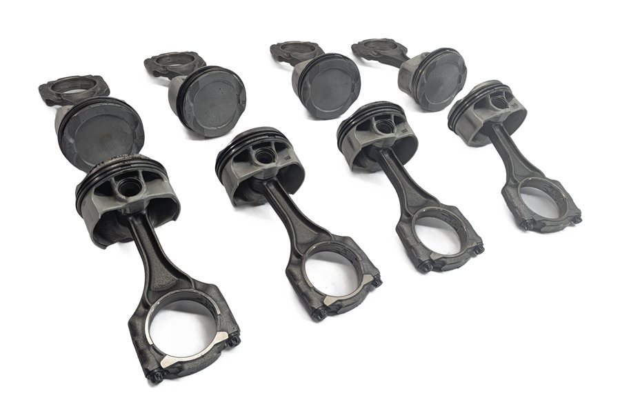 Thumbnail 3: 13-18 BMW X5 X6 5 6 7 (F01 F02 F06 F07 F10 F12) 4.4L N63 ENGINE PISTON SET/8