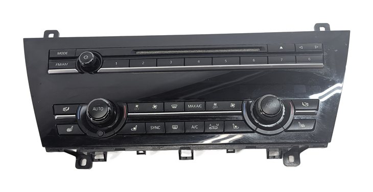 Thumbnail 2: 12-19 BMW 640i 650i M6 ///M (F06 F12 F13) FRONT HEATER A/C TEMPERATURE CONTROL