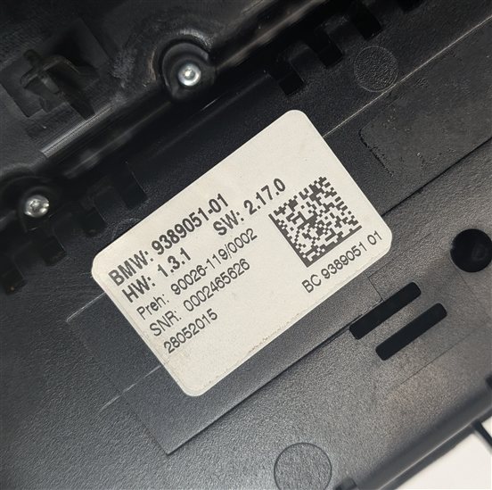 Thumbnail 5: 12-19 BMW 640i 650i M6 ///M (F06 F12 F13) FRONT HEATER A/C TEMPERATURE CONTROL