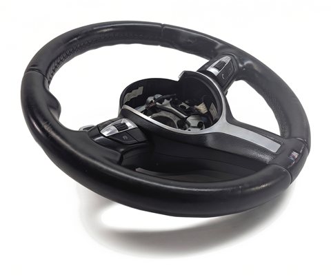 Thumbnail 3: 16-18 BMW 640i 650i F12 F13 M SPORT STEERING WHEEL w/PADDLES W/O HEAT (Black)