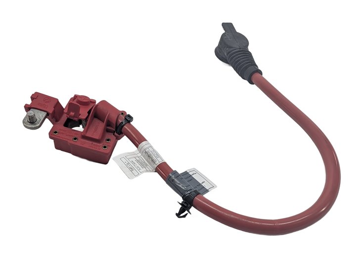 Thumbnail 3: 2016 BMW 650I CONVERTIBLE F12 4.4L POSITIVE BATTERY CABLE w/SAFETY TERMINAL
