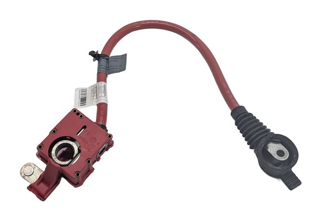 Thumbnail 4: 2016 BMW 650I CONVERTIBLE F12 4.4L POSITIVE BATTERY CABLE w/SAFETY TERMINAL