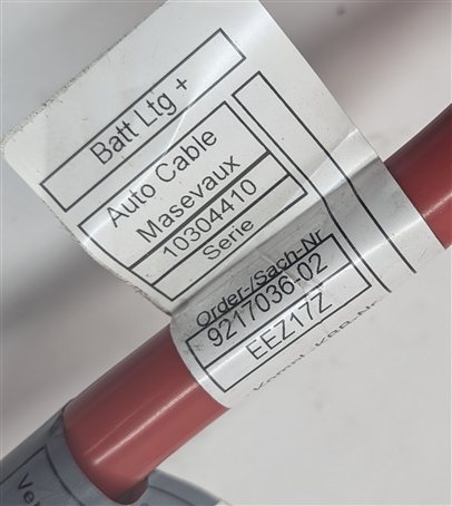 Thumbnail 6: 2016 BMW 650I CONVERTIBLE F12 4.4L POSITIVE BATTERY CABLE w/SAFETY TERMINAL