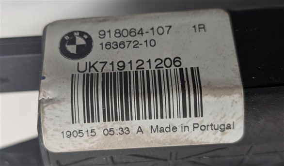 Thumbnail 7: 2016 BMW 650I CONVERTIBLE F12 REAR TRUNK LOCK LATCH w/PULL CABLE