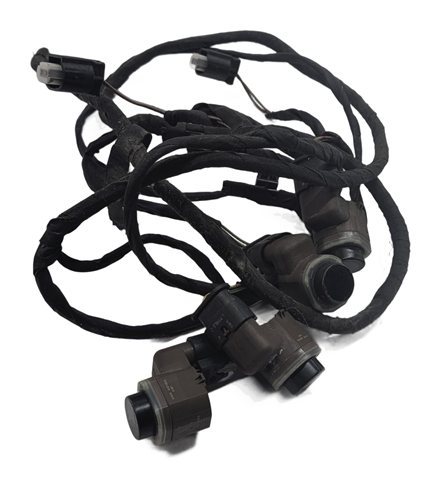 2016 BMW 650I CONVERTIBLE F12 REAR PARK ASSIST PDC SENSORS w/HARNESS (Black)