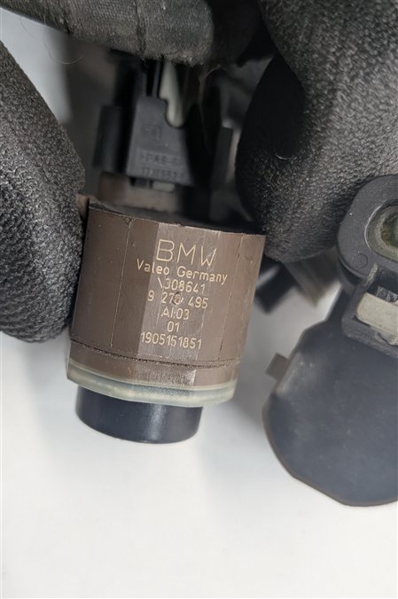 Thumbnail 8: 2016 BMW 650I CONVERTIBLE F12 REAR PARK ASSIST PDC SENSORS w/HARNESS (Black)
