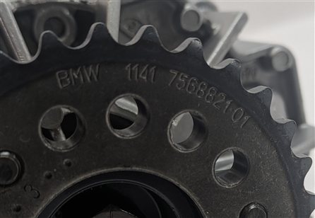 Thumbnail 10: 2016 BMW 650I CONVERTIBLE F12 4.4L N63 ENGINE OIL PUMP w/PICKUP TUBE SPROCKET