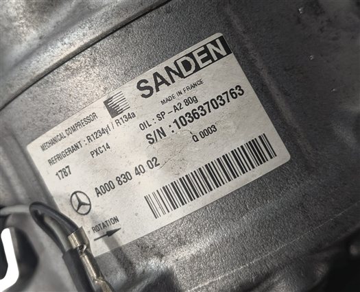 Thumbnail 8: 2017-2023 MERCEDES C300 GLC300 E300 E350 (W205 X253 W213) A/C COMPRESSOR