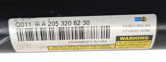 Thumbnail 6: 2017 MERCEDES C300 (W205) REAR LEFT/RIGHT SHOCK ABSORBER STRUT SET/2