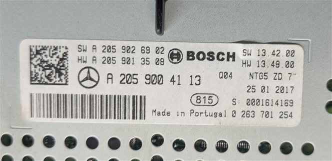 Thumbnail 5: 2015-2021 MERCEDES C GLC (W205 X253) FRONT DASH INFORMATION MEDIA DISPLAY SCREEN