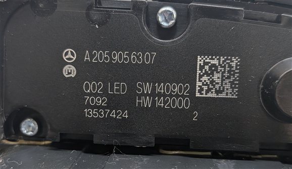 Thumbnail 12: 16-19 MERCEDES C300 C350 C450 GLC300 (W205 X253) GPS MULTIMEDIA TOUCHPAD CONTROL